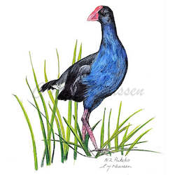 Prints: Pukeko Print A4 / A3