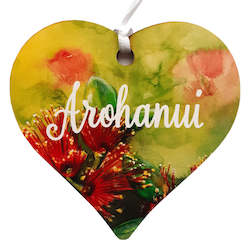 Wooden Hearts: Arohanui White