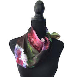 Mothers Day: Hydrangea Pink Silk Scarf