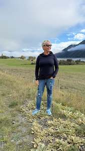 Merino Hooded Baselayer - Navy