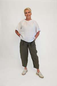 Mici Tie Top - White