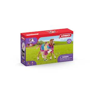 Schleich Horse Club Foal With Blanket Set