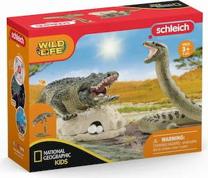 Schleich: Schleich Wild Life National Geographic Kids - Danger In The Swamp