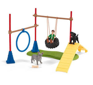 Schleich: Schleich Farm World Puppy Agility Training Set