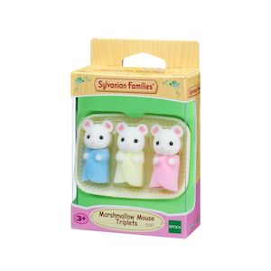 Sylvanian Families Marshmallow Mouse Triplets