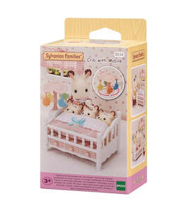 Sylvanian Families: Sylvanian Families Crib With Mobile Accessories Set