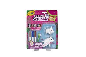 CRAYOLA SCRIBBLE SCRUBBIE SAFARI PETS WARTHOG & BUFFALO