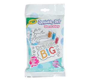 Crayola: CRAYOLA SPRINKLE ART WORD PLAY ACTIVITY KIT