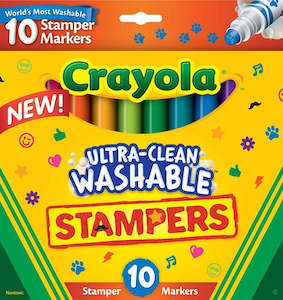 Crayola: CRAYOLA ULTRA-CLEAN WASHABLE STAMPERS 10 PACK