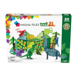 MAGNA-TILES - Dino World XL - 50 Piece Set