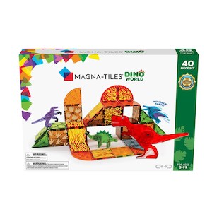 MAGNA-TILES - Dino World - 40 Piece Set