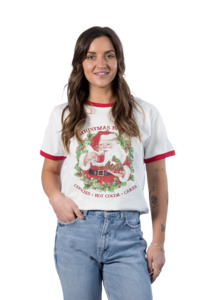 Matching Family Christmas Wear: Men's Cotton Santa Christmas T-Shirt