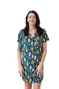 Frontpage: Women's Luxe Bamboo Australiana Christmas Nightie