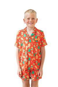 Frontpage: Children's and Babies Luxe Bamboo Sweet Treats Christmas Pyjamas