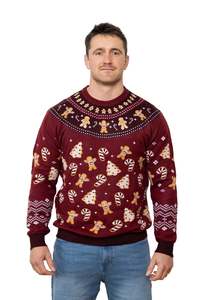 Frontpage: Men's Gingerbread Lane Christmas Jumper - Limited Edition