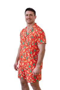 Men's Luxe Bamboo Sweet Treats Christmas Pyjamas