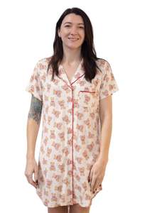 Frontpage: Women's Luxe Bamboo Cosy Cub Christmas Nightie