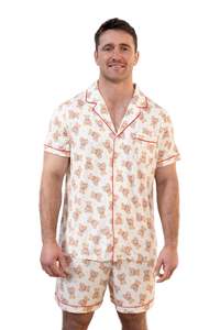 Men's Luxe Bamboo Cosy Cub Christmas Pyjamas