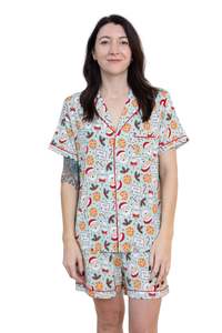 Women's Luxe Bamboo Dear Santa Christmas Pyjamas