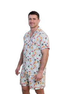 Frontpage: Men's Luxe Bamboo Dear Santa Christmas Pyjamas
