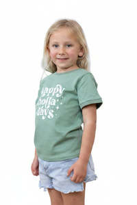 Christmas T Shirts: Children's Cotton Happy Holla Days T-Shirt
