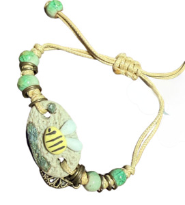 Honey Bee Adjustable Bracelet