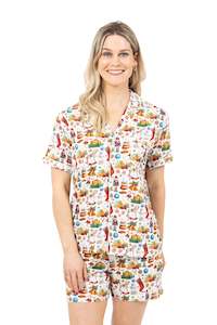 Women's Luxe Bamboo Traditional Christmas Pyjamas