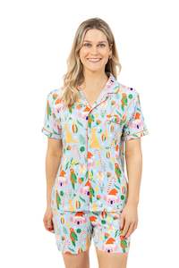 Christmas Pyjamas: Women's Luxe Bamboo 2023 Australiana Christmas Pyjamas