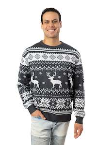Mens Christmas Jumpers: Men's Nordic Snow Christmas Jumper