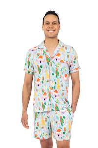 Christmas Pyjamas: Men's Luxe Bamboo 2023 Australiana Christmas Pyjamas