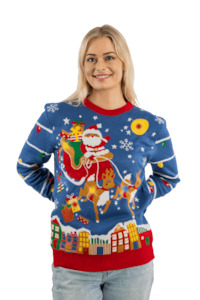 Ladies Christmas Jumpers: Women's Light Up Christmas Jumper