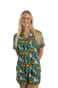 Ladies Christmas Pjs: Women's Luxe Bamboo Kiwiana Christmas Pyjamas