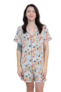 Christmas Pjs: Women's Luxe Bamboo Dear Santa Christmas Pyjamas