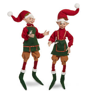 Raz Collection: Scandinavian Builders  Posable Elf - large