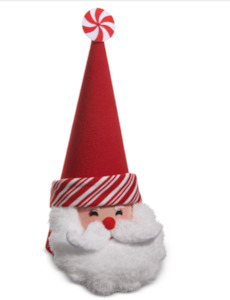 Peppermint Santa Tree Topper