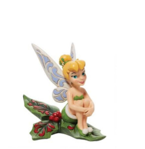 Jim Shore's Disney Traditions - Tinkerbell Sitting On Holly