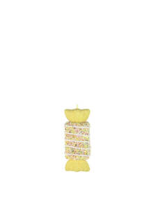 Pale Yellow and Sprinkle Hanging Square Lollie