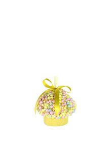 Gingerbread Peppermint And Candy Range: Pale Yellow and Sprinkle Hanging Cupcake