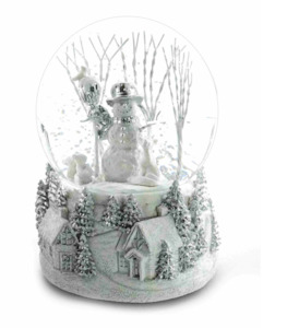 Snowman Village Musical Snow Globe