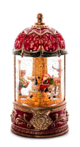 Rotating Musical Carousel Snow Globe