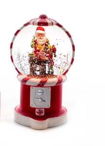 Candy Cane Gum ball Machine Snow Globe (Copy)