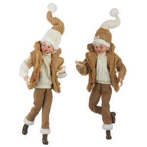 Raz Collection: Cozy  Posable Elf