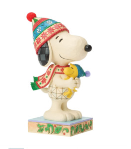 Peanuts By Jim Shore - Snoopy hugging Woodstock