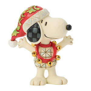 Peanuts By Jim Shore - Snoopy with Bells on - Mini