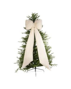Gold Velvet Bow - Long Tails