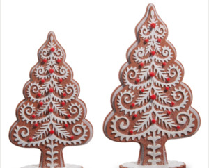 Tree Toppers 1: Gingerbread Trees - Set of 2