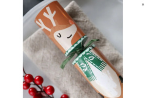 Celebration Crackers - 10 inch - Santa and Reindeer