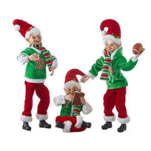 Raz Collection: Posable Sports Themed Elf