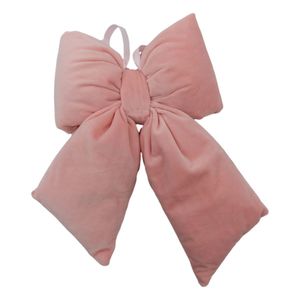 Pink Padded Velvet Bow