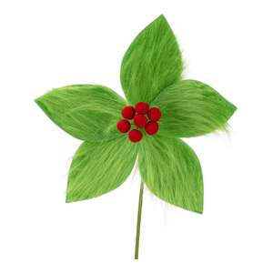 Grinch Green Fluffy Flower